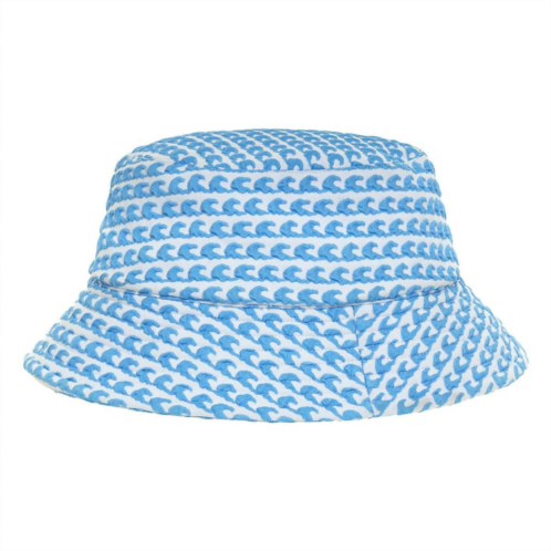 Montce womens wave repeat bucket hat in blue