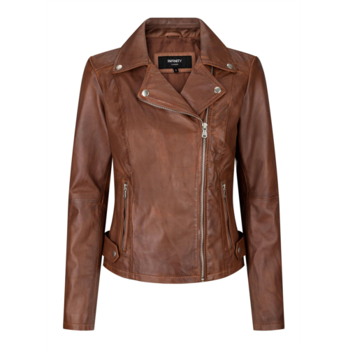 TruClothing timber biker leather jacket
