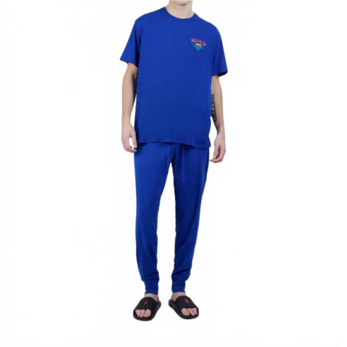 Polo Ralph Lauren mens sleep pants slim slex jogger pants in blue