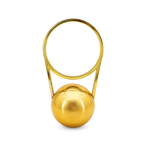 Like Dreams womens halo ring evening clutch bag in gold