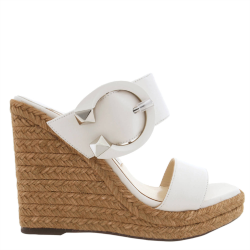 Jimmy Choo melian 110 leather wedge sandals