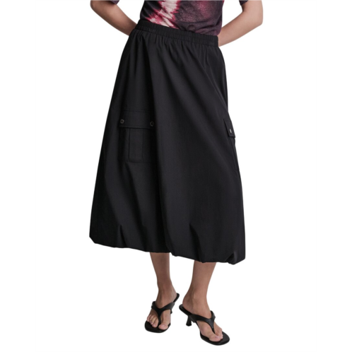 DKNY cargo pocket poplin skirt