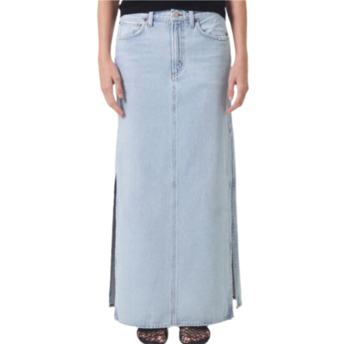 AGOLDE womens astrid slice skirt in fragment
