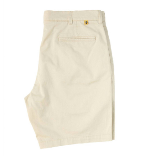 DUCK HEAD mens 9 gold school chino short in stone