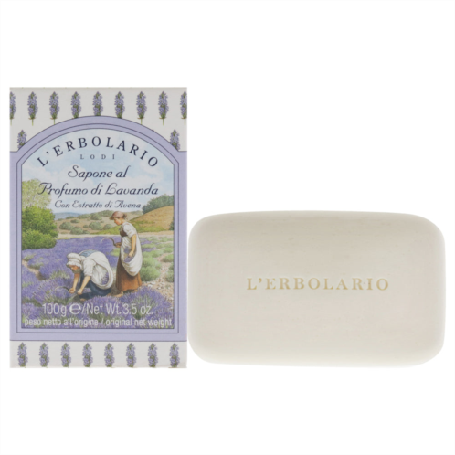 LErbolario perfumed soap - lavender by for unisex - 3.5 oz soap
