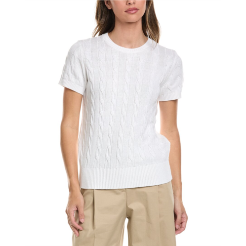 Brooks Brothers cable linen-blend sweater