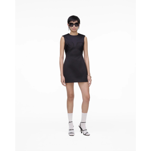 MARC JACOBS seamed up satin dress