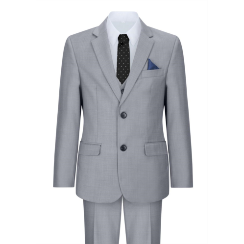 Oliver Tweed boys 3 piece light grey classic retro suit