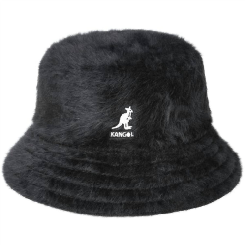 Kangol furgora angora fur bucket hat in black