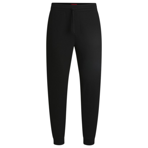 HUGO cotton pajama bottoms with embroidered logo