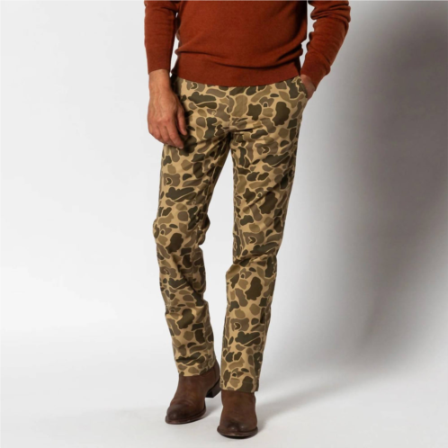 DUCK HEAD classic fit gold school pants in camo