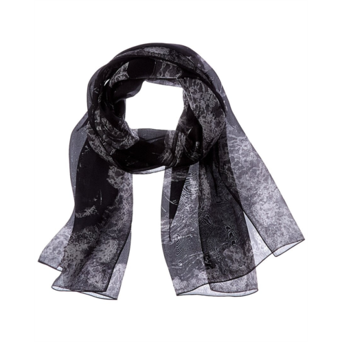 Jimmy Choo logo silk scarf