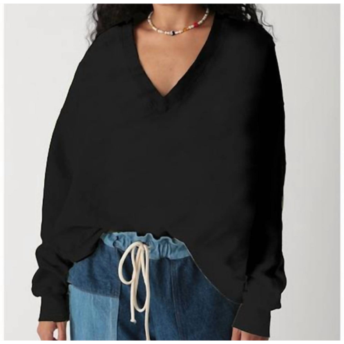 Electric & Rose ava sweatshirt in onyx