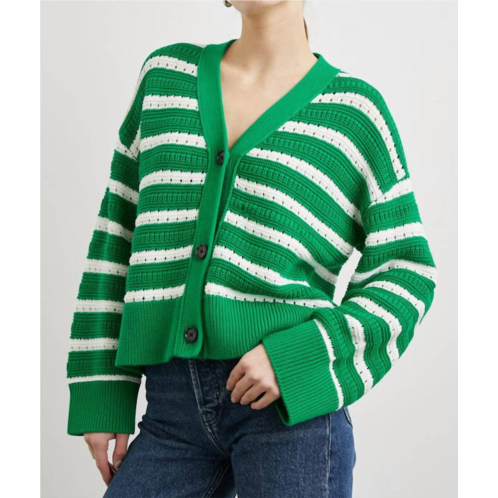 Rails geneva cardigan in kelly stripe