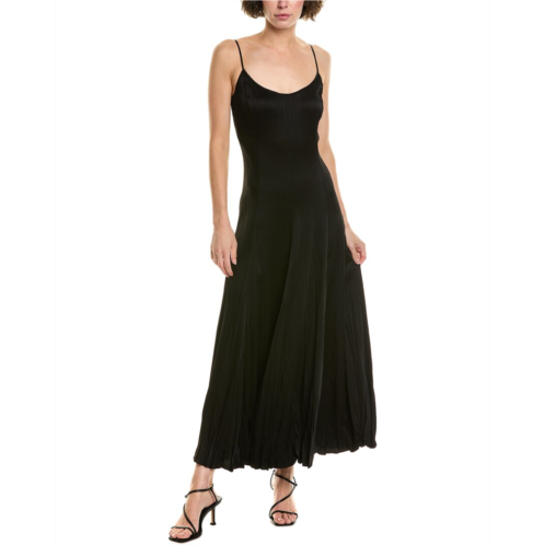 michael kors collection jamison crushed charmeuse midi dress