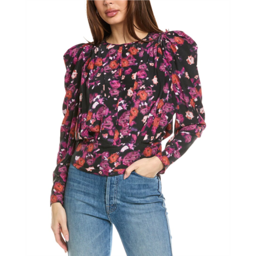 isabel marant etoile zanga silk blouse