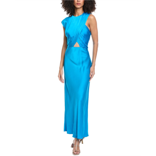 Sandro silk-blend maxi dress