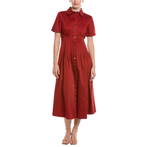 anne klein midi shirtdress