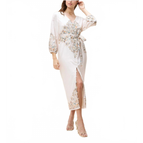 Cleobella seema midi dress in cream