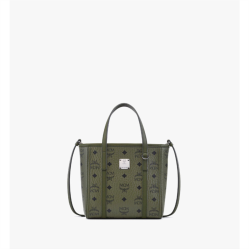 Mcm mini toni top-zip shopper in visetos