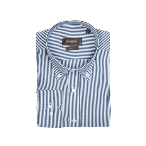 VELLAPAIS cosmos slim fit cotton shirt