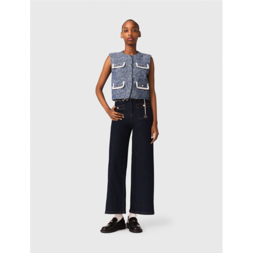 Maje tweed vest