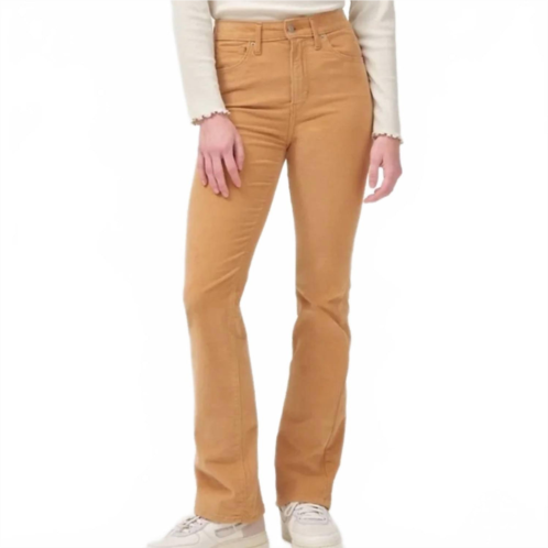 LEVI 725 high rise bootcut corduroy pants in tan