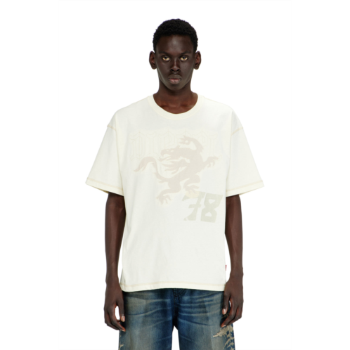 Diesel relaxed t-shirt with prints and embroderies