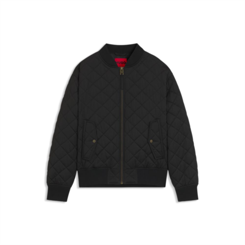 HUGO water-repellent jacket in quilted satin