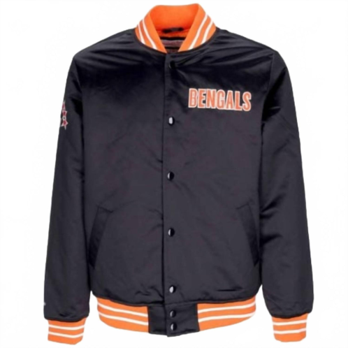Mitchell & Ness unisex nfl cincinnati bengals heavyweight jacket in black