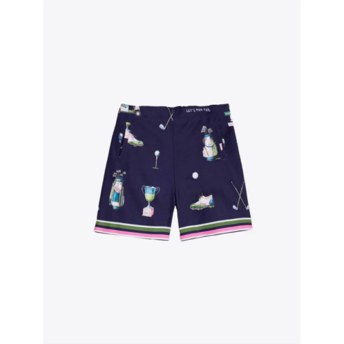 Vilagallo womens golf par shorts in navy