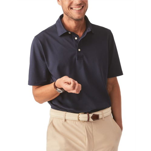 J.McLaughlin blue peak polo knit shirt