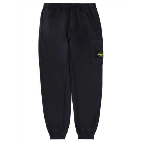 STONE ISLAND relaxed fit drawstring elasticated waistband cotton-blend sweatpants