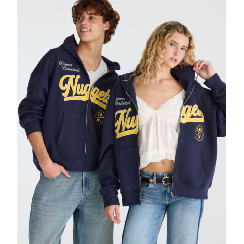 Aeropostale denver nuggets basketball full-zip hoodie