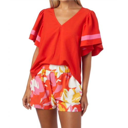 Crosby by Mollie Burch cailan short in coral charm