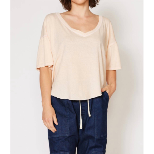People of Leisure lila top in ecru