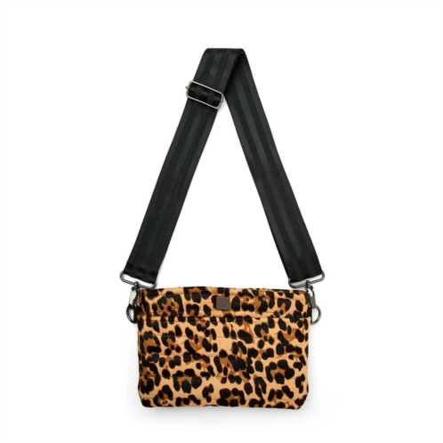 THINK ROYLN womens suede bum bag 2.0 in wild leopard