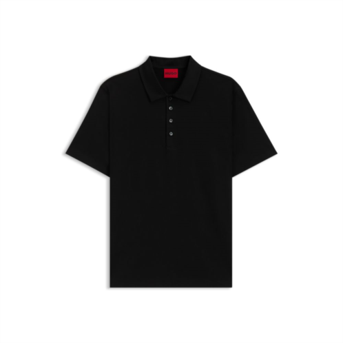HUGO slim-fit polo shirt in mercerized cotton