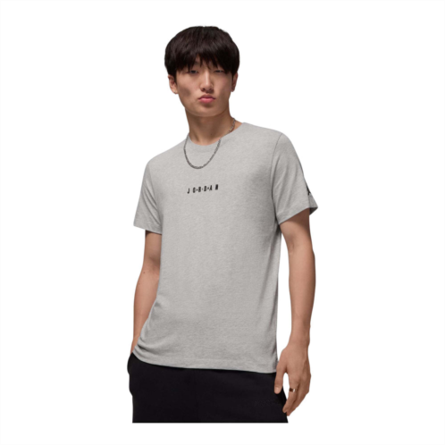 JORDAN mens air t shirt_grey heather/black