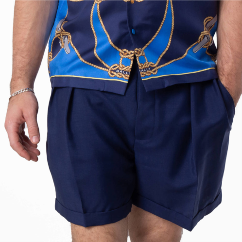 Bally marine wool bermuda shorts