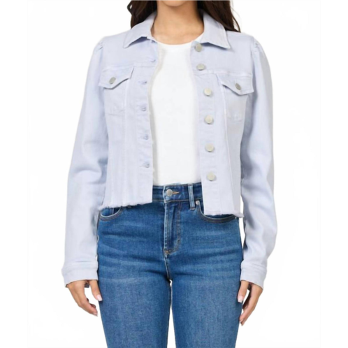 DEAR JOHN denim roselyn fitted denim jacket in skyway