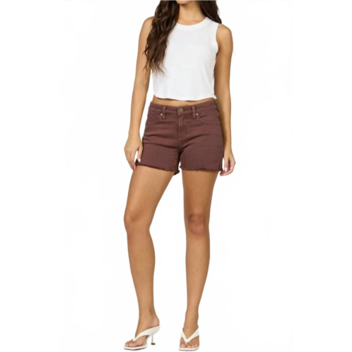 DEAR JOHN denim gigi denim shorts in chocolate