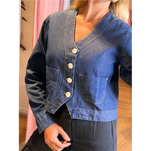 Aurora nyce jean jacket in blue