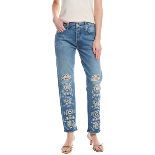 MOTHER the mid-rise hiker hover tequila sunset jean