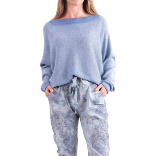 GIGI MODA argento long sleeve sweater in blue