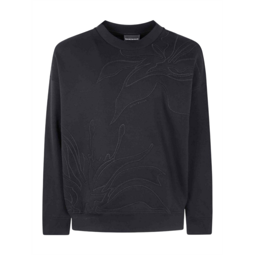 Emporio Armani embroidered-design sweatshirt