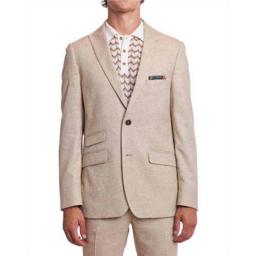 Paisley & Gray ashton slim fit linen-blend jacket
