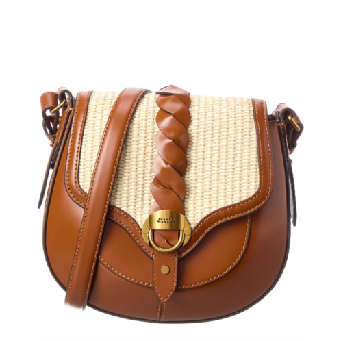 Isabel Marant raffia & leather crossbody