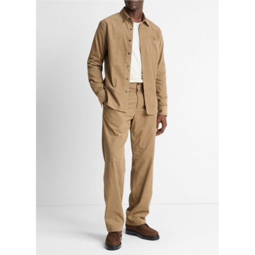 Vince louie relaxed cotton corduroy elastic-waist pant