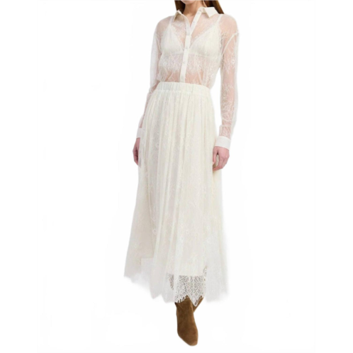 En Saison alannah midi skirt in ivory